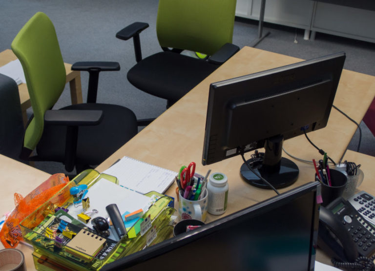 office desk and chair